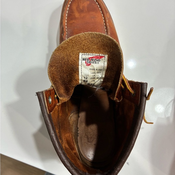 Red Wing Men's Heritage Moc Lug leather boots in Men’s size 12. - Picture 8 of 12